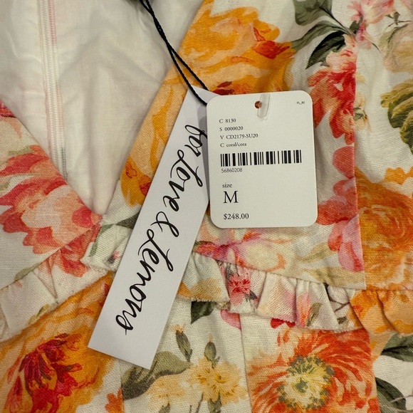 For Love & Lemons Julep Dress Size Medium Floral Mini Dress NWT - Picture 8 of 16